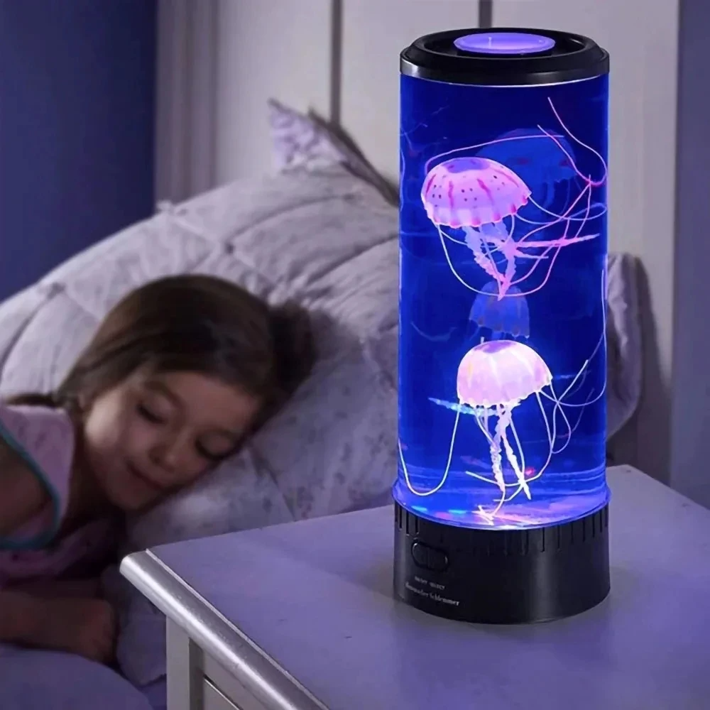 Luz Nocturna Con Forma De Medusa Luz Qu