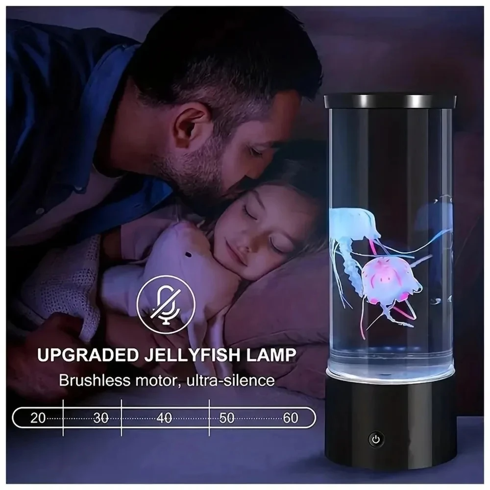 Luz Nocturna Con Forma De Medusa Luz Qu
