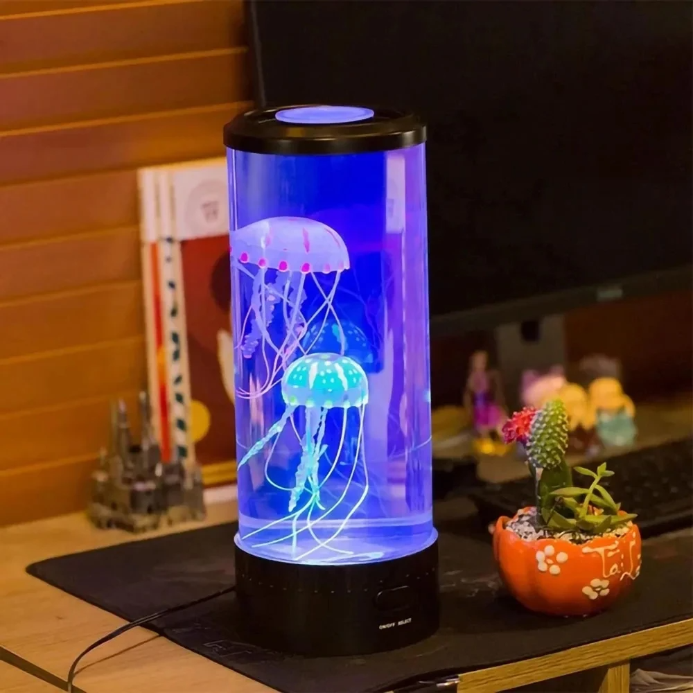 Luz Nocturna Con Forma De Medusa Luz Qu